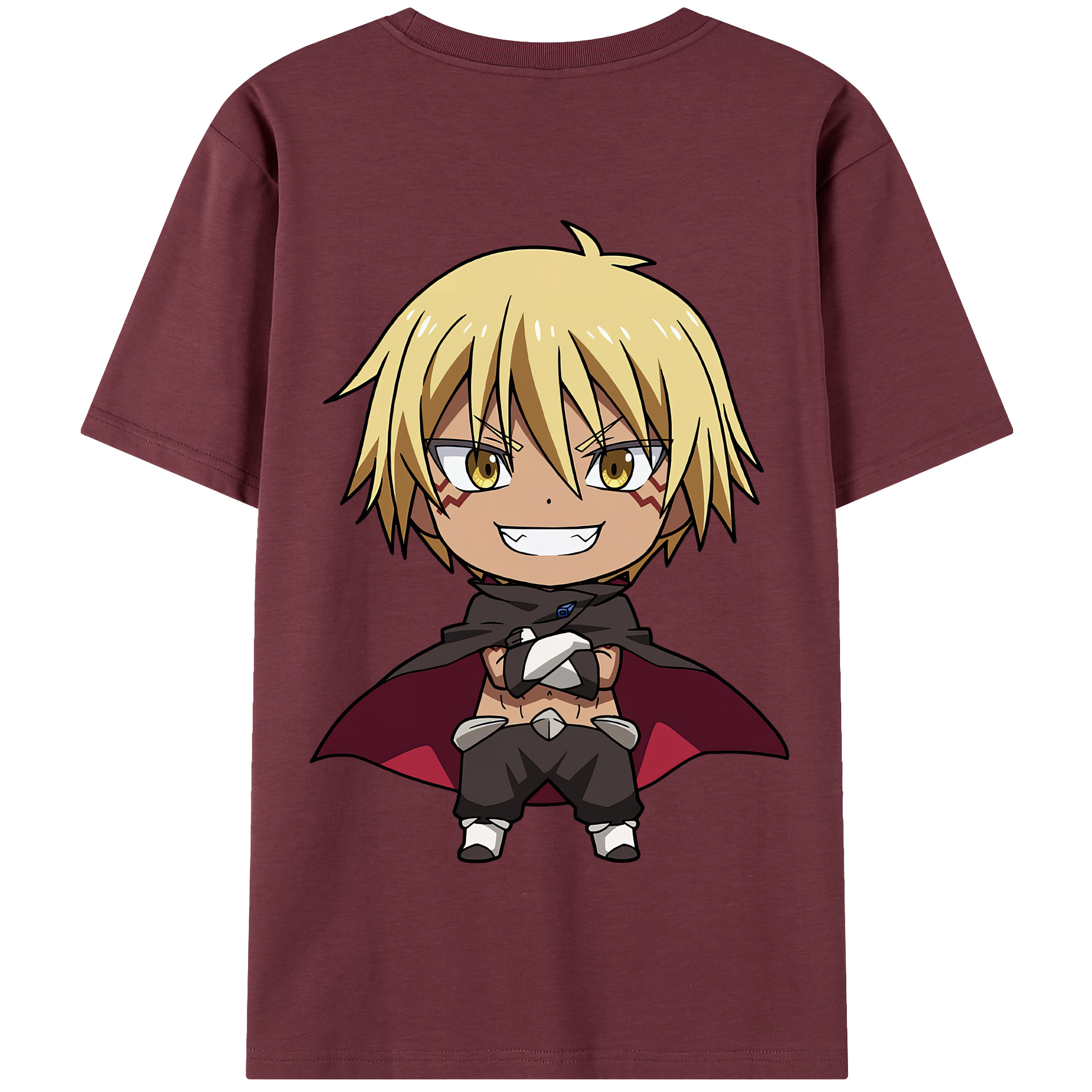 （画像用） 転スラ Regarding Reincarnated to Slime 綿100％半袖Tシャツ（背面プリント）